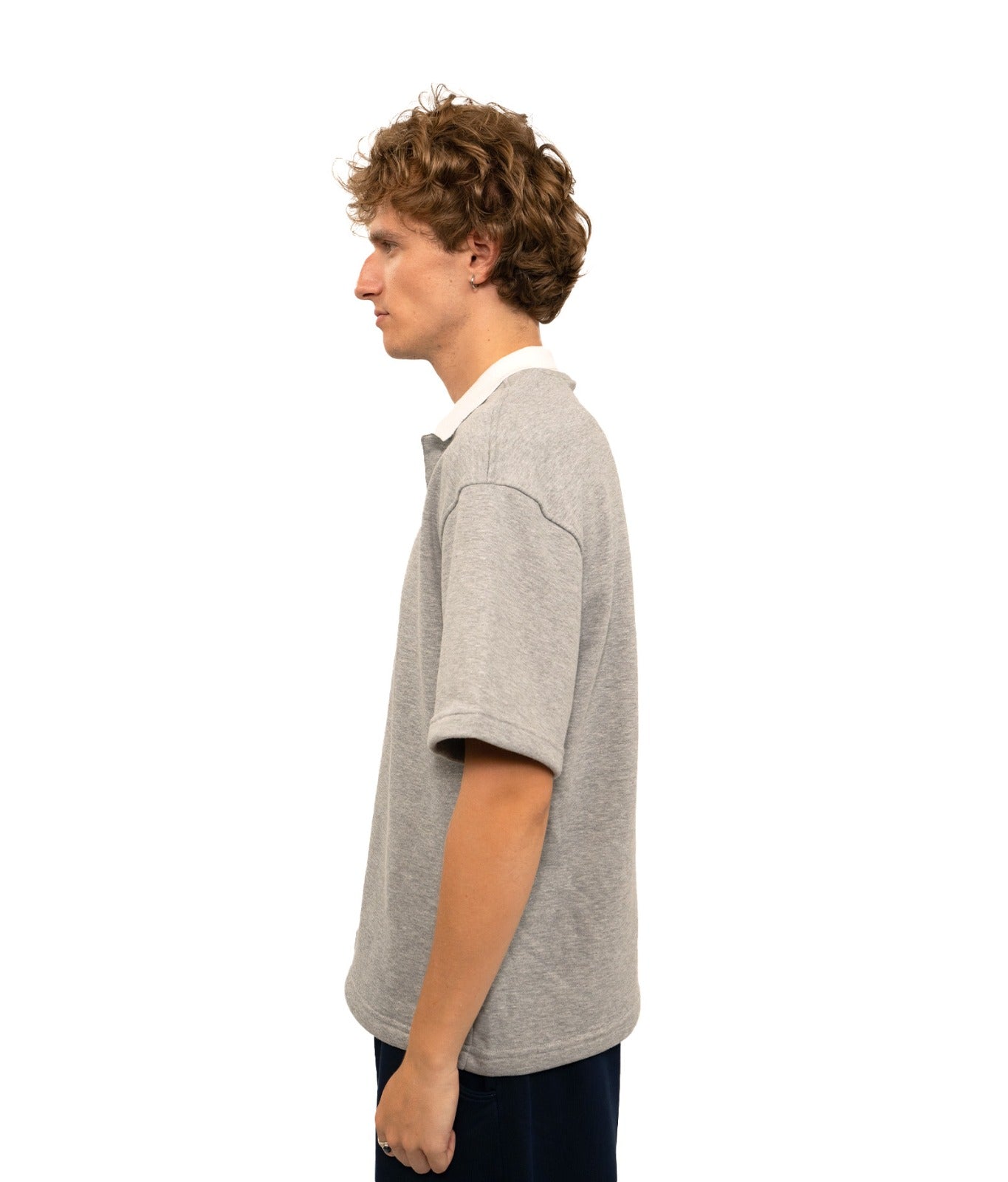 Dual-Tone Polo T-shirt