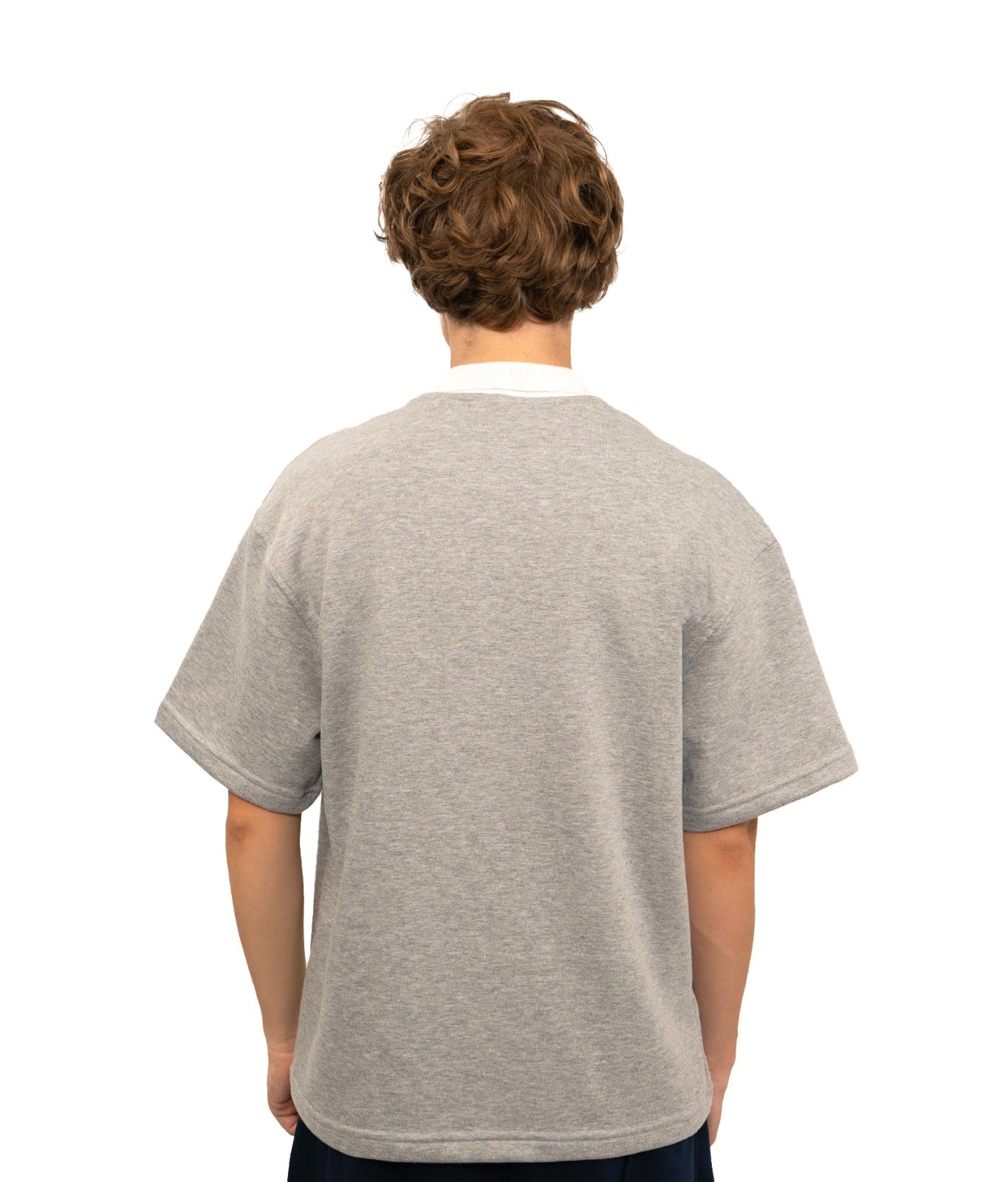 Dual-Tone Polo T-shirt