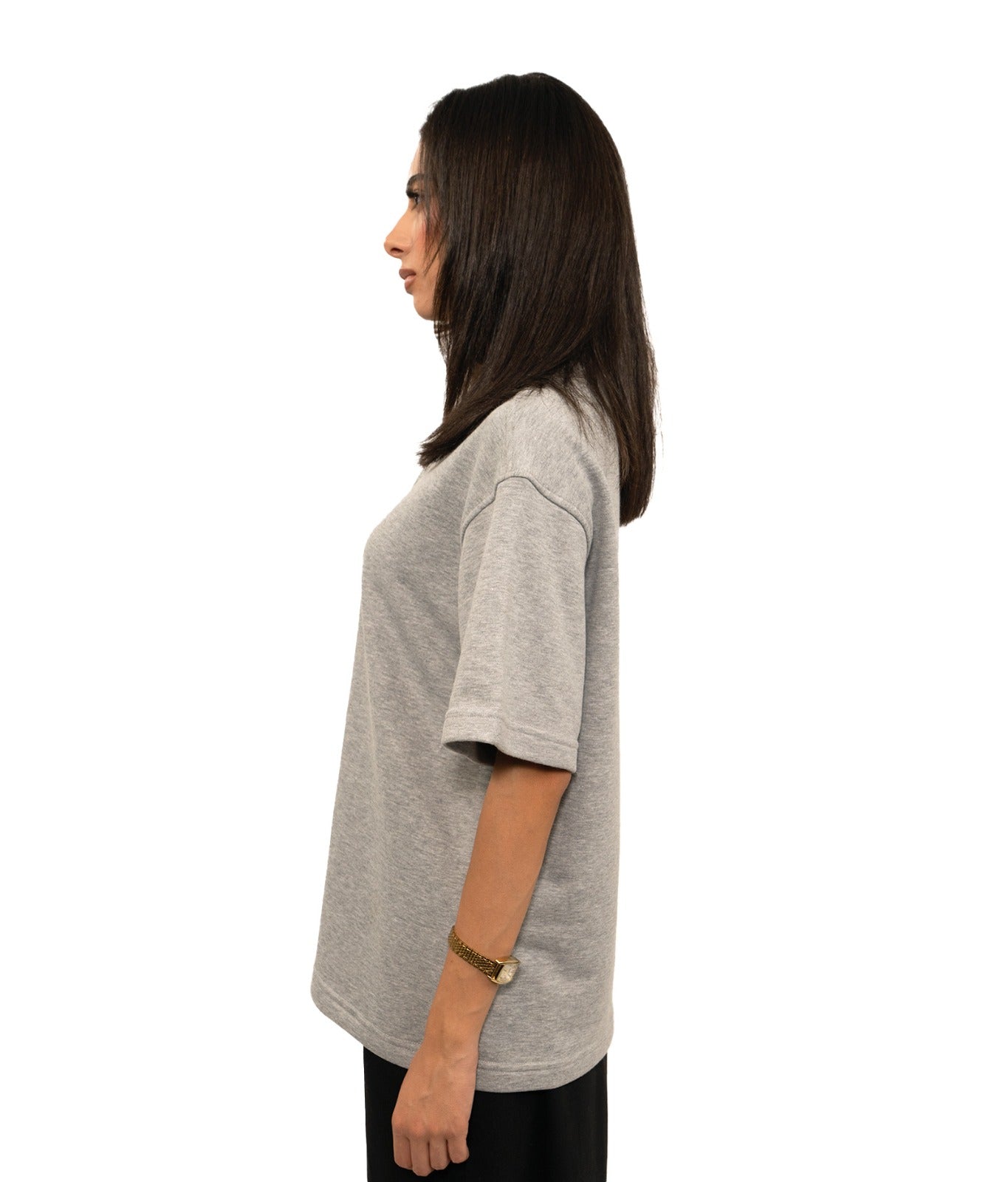 Dual-Tone Polo T-shirt