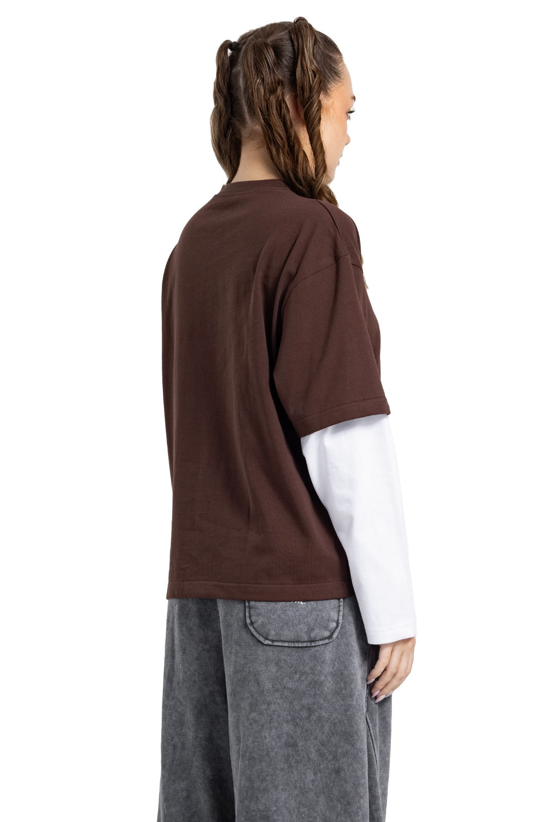 Initials Double Sleeve Boxy T-shirt