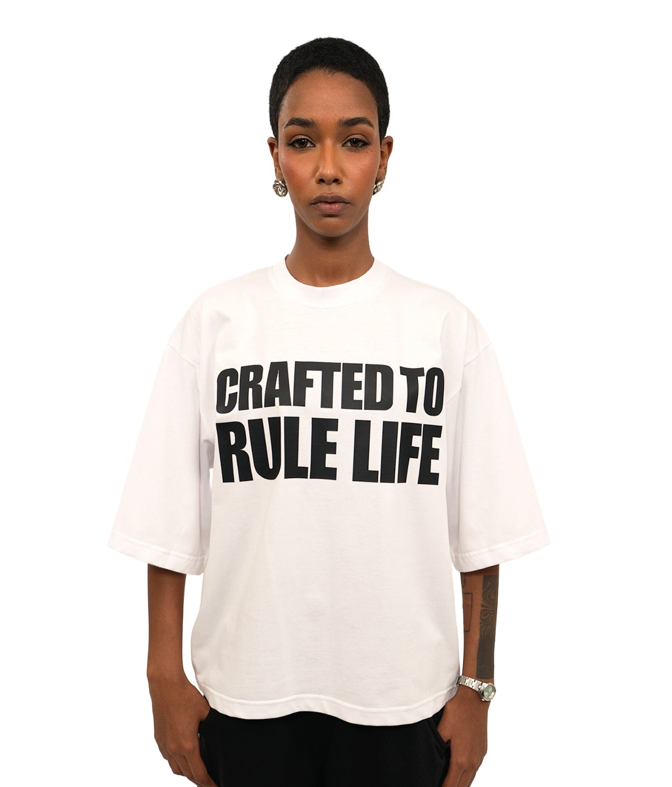 Crafted To Rule Life Boxy T-shirt